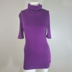 Mossimo Purple Turtleneck Shirt [size SMALL]